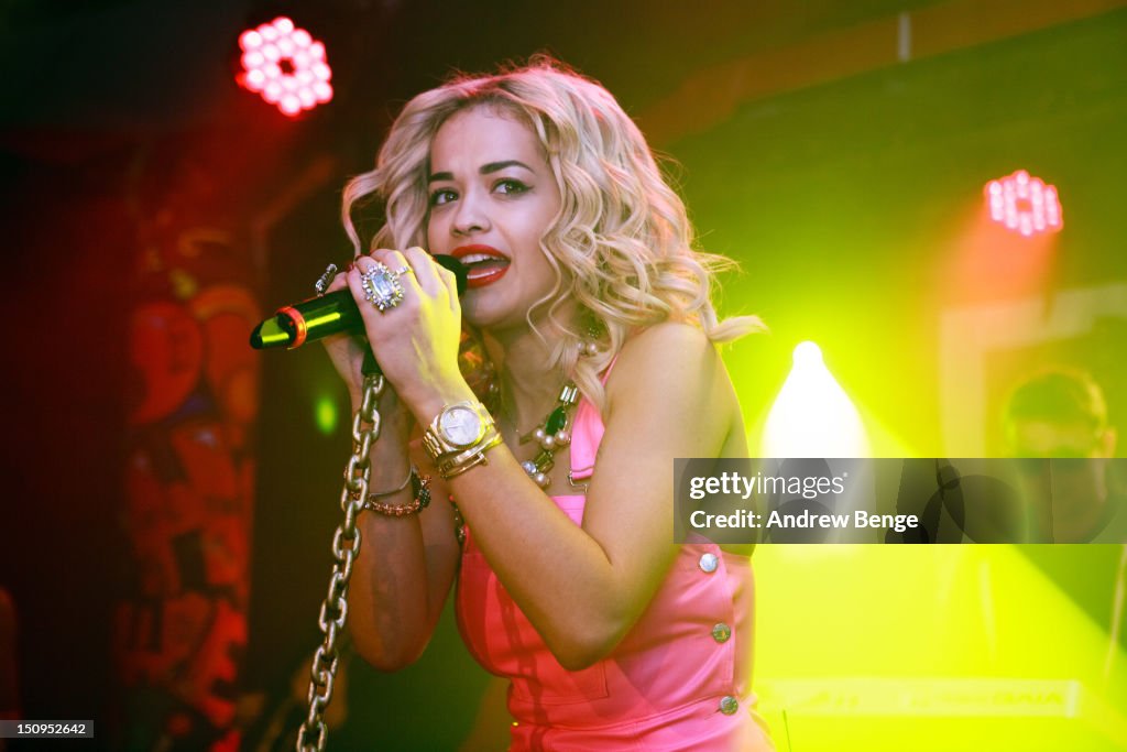 Rita Ora Performs In Manchester