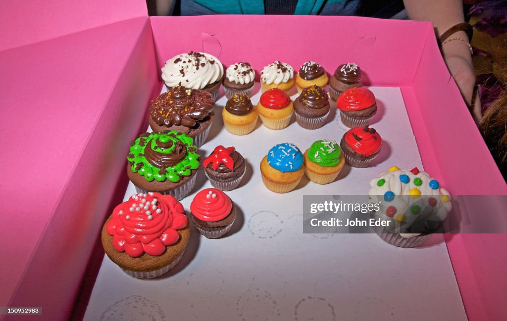 Cupcakes in a box.