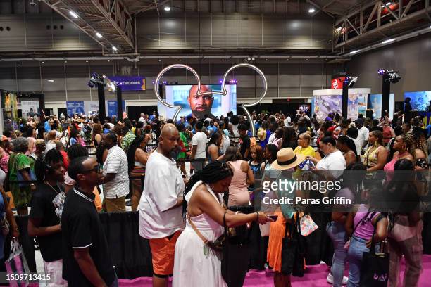 View of Disney during the 2023 ESSENCE Festival Of Culture™ at Ernest N. Morial Convention Center on July 02, 2023 in New Orleans, Louisiana.