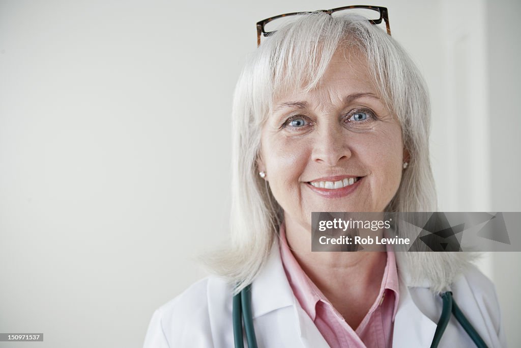 USA, California, Los Angeles, Portrait of senior female doctor