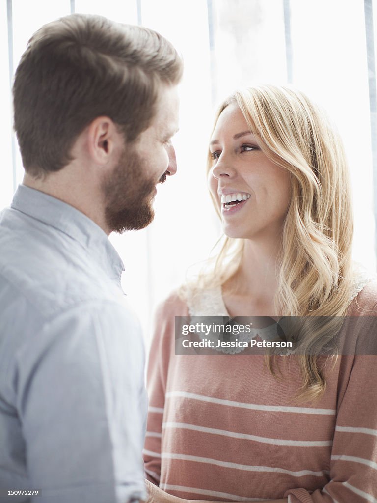 USA, Utah, Salt Lake City, Young happy couple together