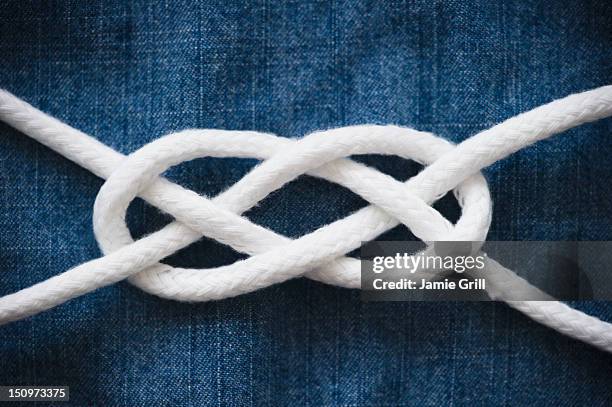 reef knot - durability stock pictures, royalty-free photos & images