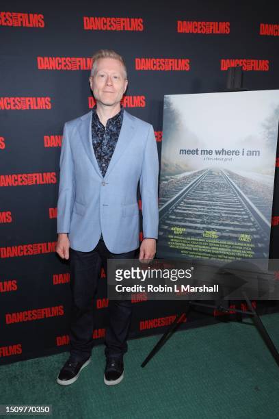 Anthony Rapp attends the 2023 Dances With Films World Premiere of "Meet Me Where I Am" at TCL Chinese Theatre on July 02, 2023 in Hollywood,...