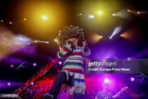 The Singer Jamiroquai During A Performance At The Rio Babel Festival the-singer-jamiroquai-during-a-performance-at-the-rio-babel-festival
