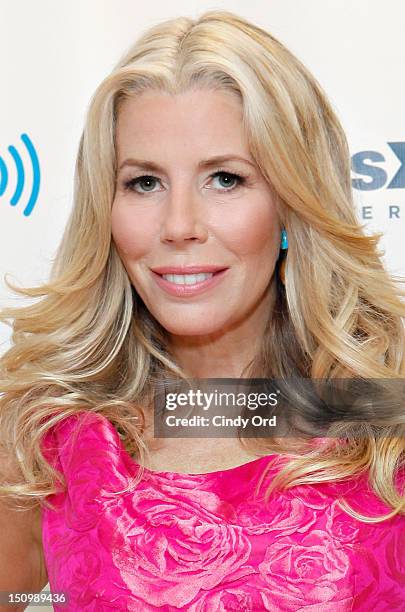 Personality Aviva Drescher visits the SiriusXM Studio on August 29, 2012 in New York City.