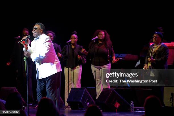 August 24th, 2012 - Legendary R&amp;B singer Al Green performs at Wolf Trap National Park in Vienna, VA. In 2004, Rolling Stone magazine ranked Green...