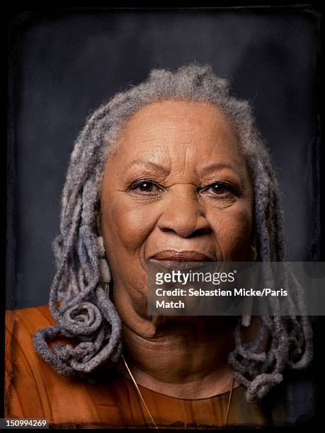 Writer Toni Morrison is photographed for Paris Match on July 24, 2012 in New York City.