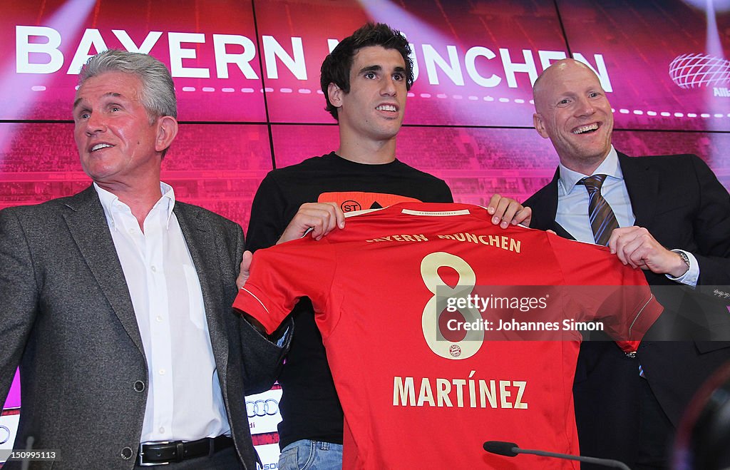 Javier Martinez Signs For FC Bayern Muenchen