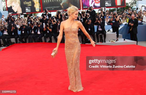 Actress Kate Hudson attends 'The Reluctant Fundamentalist' Premiere And Opening Ceremony during the 69th Venice International Film Festival at...