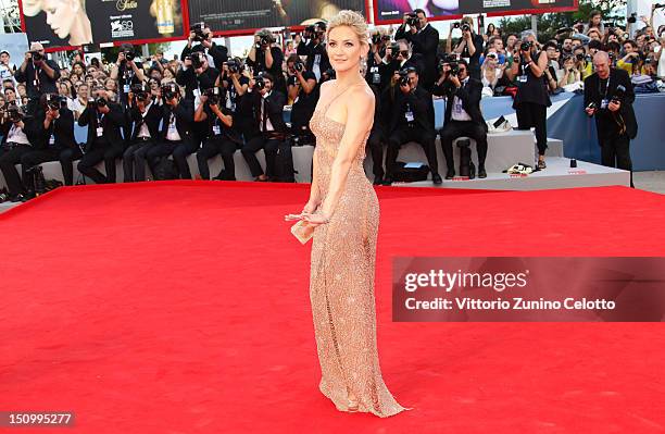 Actress Kate Hudson attends 'The Reluctant Fundamentalist' Premiere And Opening Ceremony during the 69th Venice International Film Festival at...