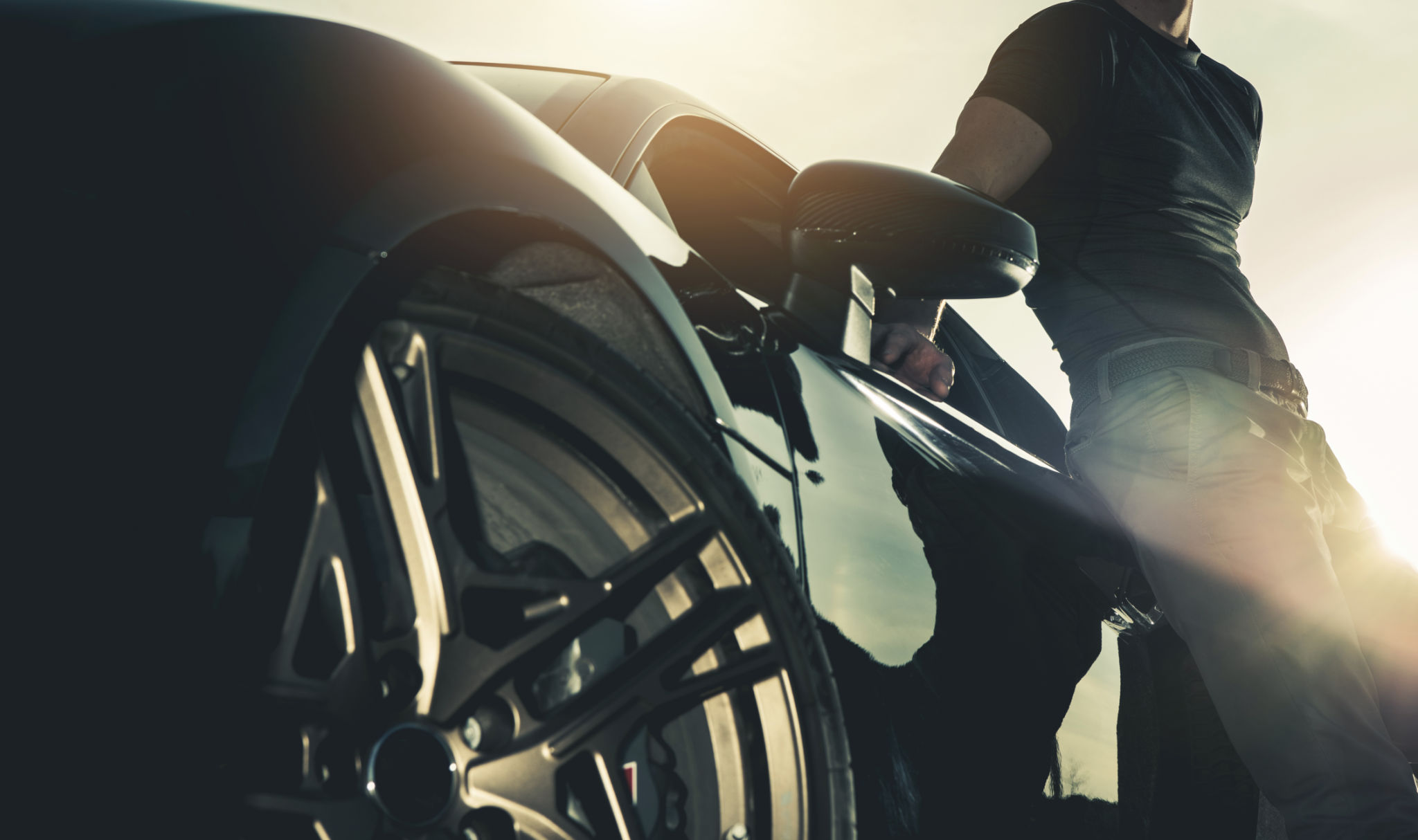 Successful Man and His New Exotic Car Purchase Successful Man and His New Exotic Car Purchase