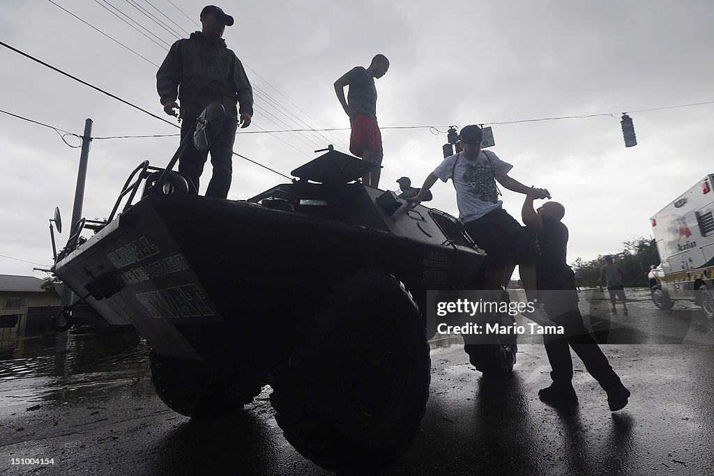 Hurricane Isaac Hits New Orleans, Gulf Coast