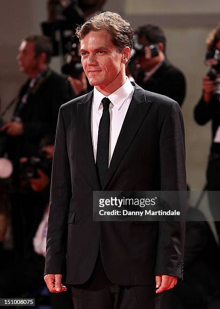 Actor Michael Shannon attends the "The Iceman" premiere at the 69th Venice Film Festival on August 30, 2012 in Venice, Italy.