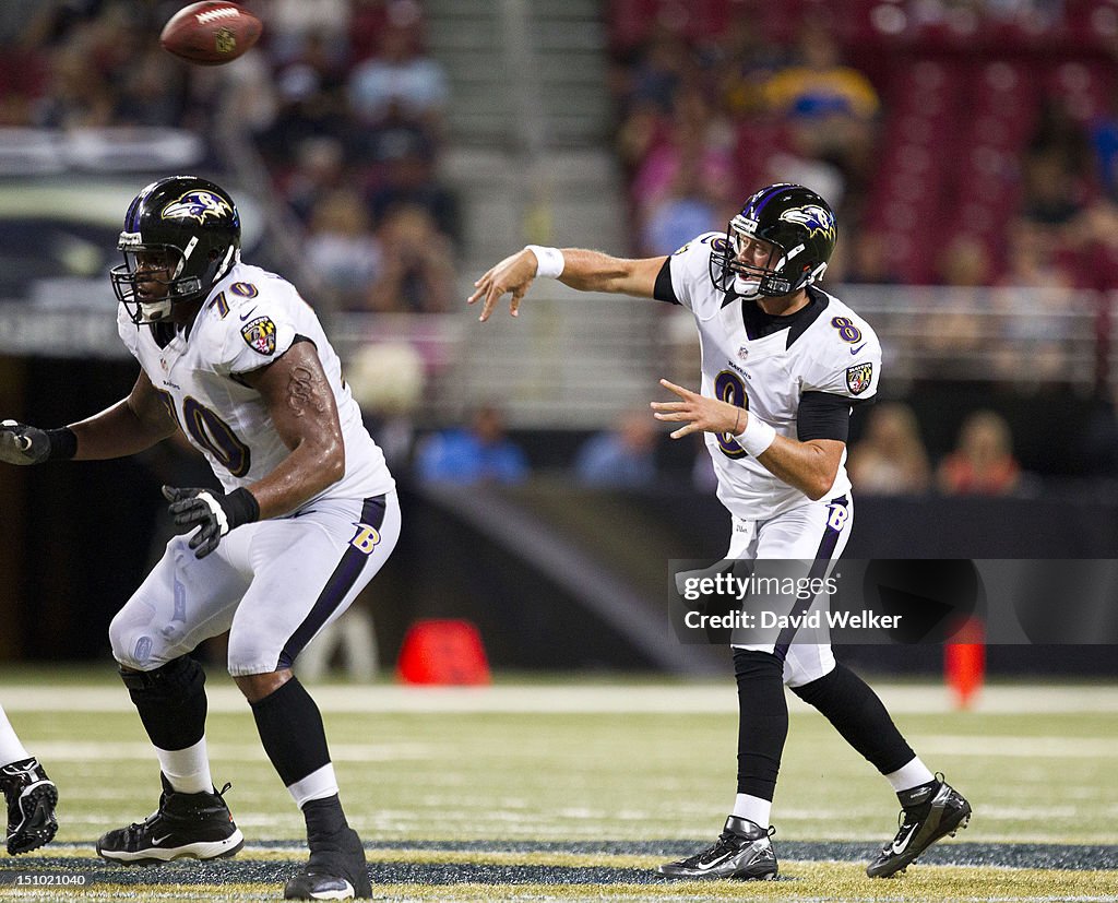 Baltimore Ravens v St. Louis Rams