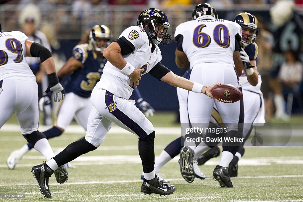 Baltimore Ravens v St. Louis Rams