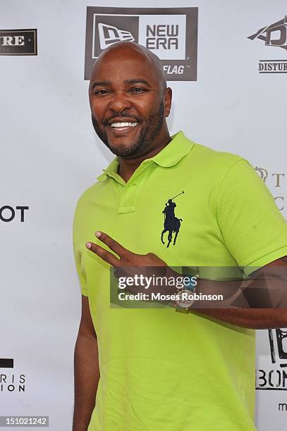 Radio personality Ryan Cameron attends the Luda Day 2012 Launch Dinner at Frank Ski Lounge on August 30, 2012 in Atlanta, Georgia.