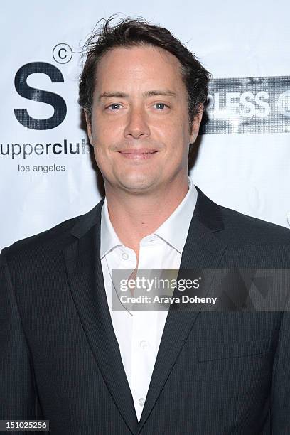 Jeremy London arrives at STATUS LA Magazine's VIP celebrity launch party at SupperClub Los Angeles on August 30, 2012 in Los Angeles, California.