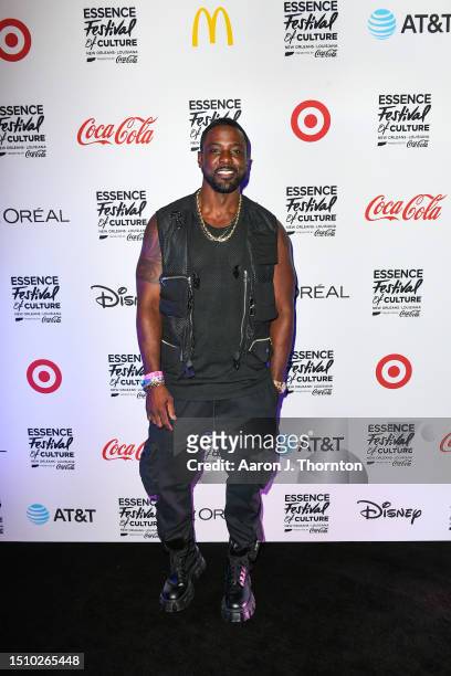 Lance Gross seen backstage during day 3 of the 2023 ESSENCE Festival Of Culture™ at Caesars Superdome on July 02, 2023 in New Orleans, Louisiana.