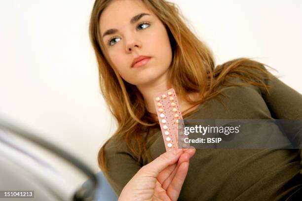 Model. Contraceptive Pills.