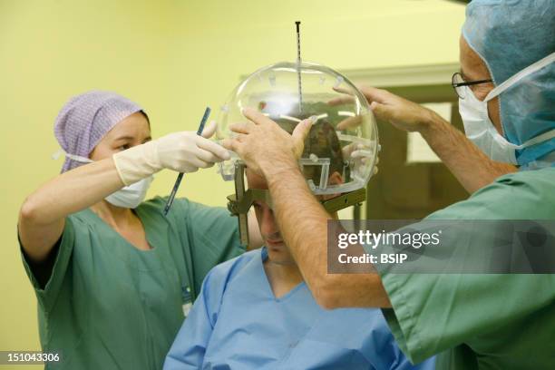 Photo Essay At The Regional Hospital Complex Of Lille, France, Hospital Roger Salengro, Department Of Neurosurgery, Gamma Knife. Photo Essay At The...