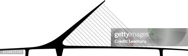 puente de la mujer, buenos aires, argentina - buenos aires puerto madero stock illustrations