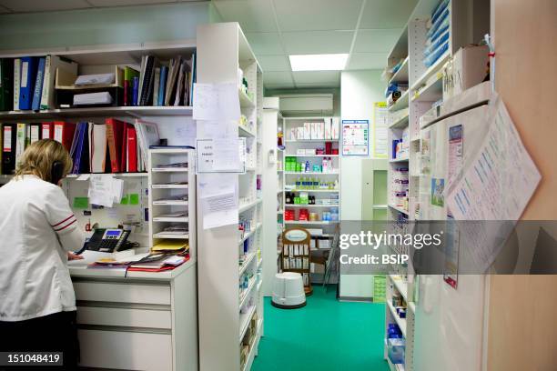 Interior Of A Chemist's Shop