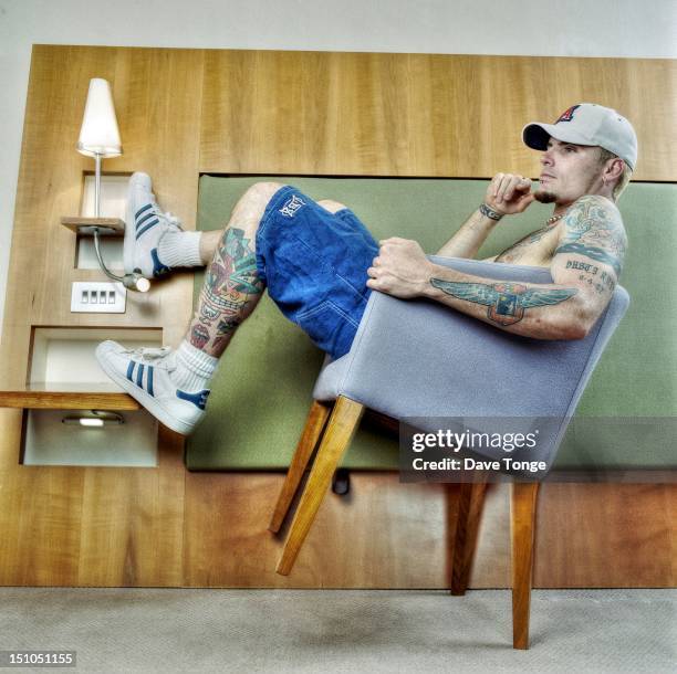 Vanilla Ice , portrait, London, UK, 1997.