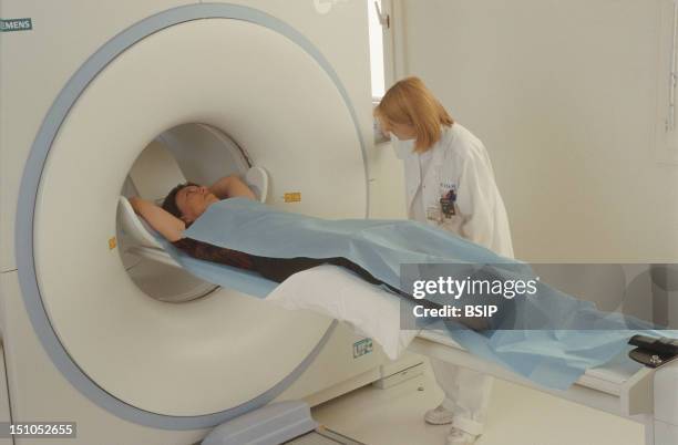 Photo Essay From Hospital. Department Of Nuclear Medicine Of The Gustave Roussy Institute, In The French Region Of Ile De France. Exploration With...