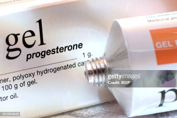 Gel Containing Progesterone For Local Application. This Hormone Replacement Therapy Hrt Is Recommanded In The Treatment Of Benign Mastopathies Such...