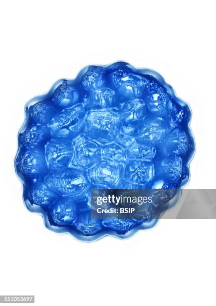 Papillomavirus Dna Virus, Hdri Image Made According To A View Under Transmission Electron Microscope, Viral Diameter 45 To 55 Nm. Papilloma Viruses...