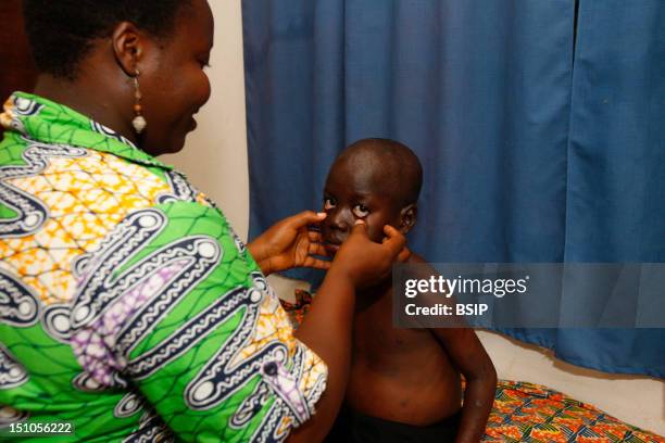 Photo Essay In Lome, Togo Western Africa. Medical Centre Of The Association Espoir Vie Togo. This Ngo Develops Actions Of Prevention And Caring Of...
