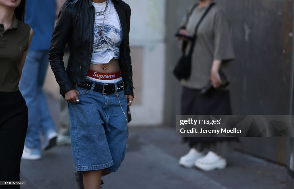 Street Style - Paris Fashion Week - Menswear Spring/Summer 2024 : Day Five