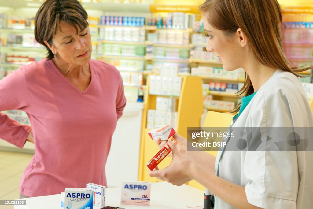 Interior Of A Chemist'S Shop