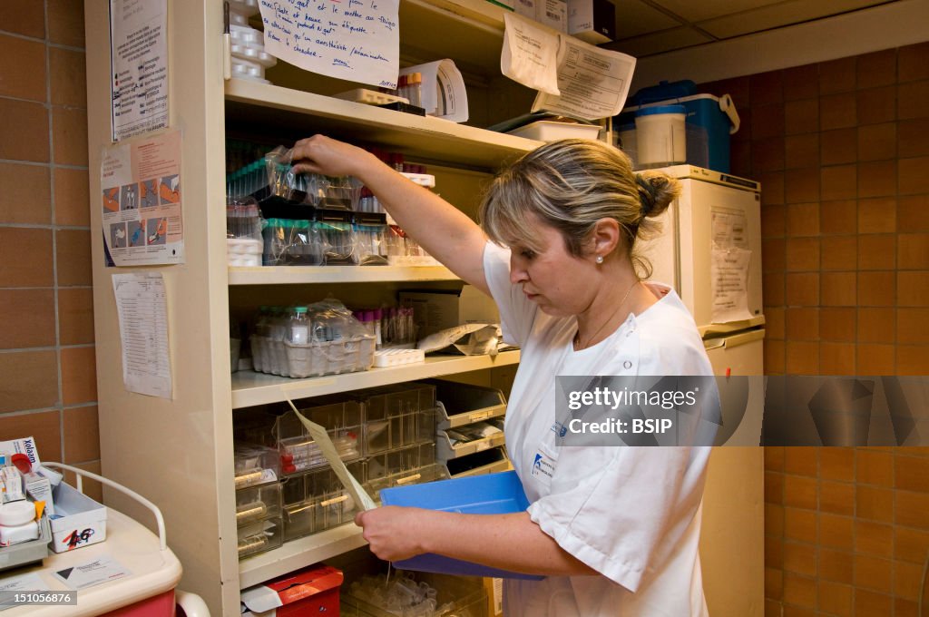 Nurse With Equipment