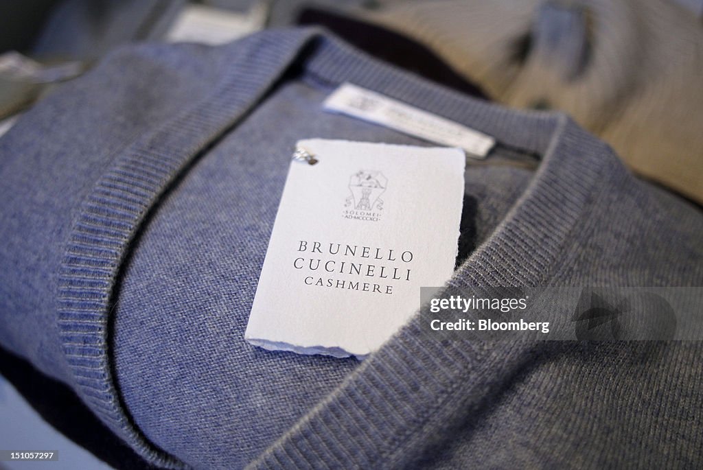 Brunello Cucinelli SpA's Luxury Cashmere Clothing Production