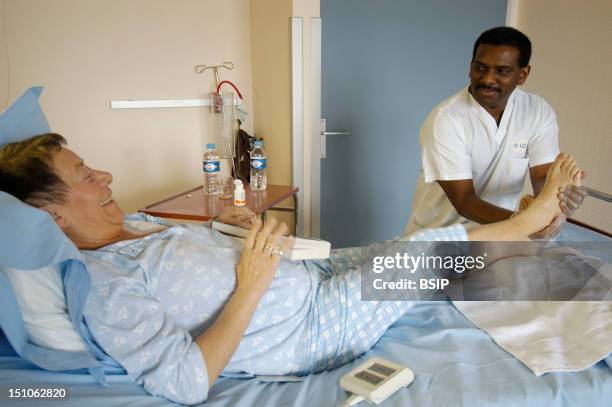 Photo Essay From Hospital. Institut Gustave Roussy, In The French Region Of Ile De France. Anti Cancer Center. Unit For Long Hospitalizations....