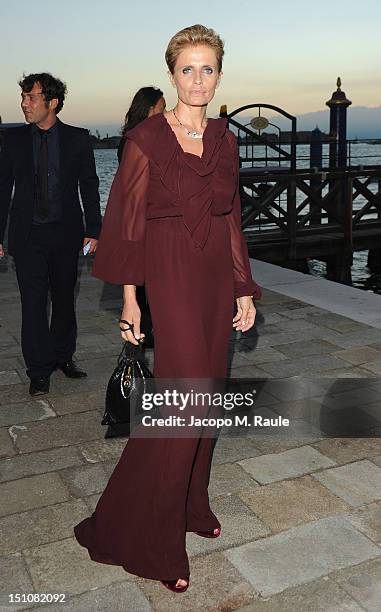 Actress Isabella Ferrari attends the Gucci Award for Women in Cinema at The 69th Venice International Film Festival at Hotel Cipriani on August 31,...