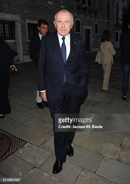 Francois Pinault attends the Gucci Award for Women in Cinema at The 69th Venice International Film Festival at Hotel Cipriani on August 31, 2012 in...