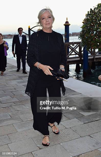Piera Detassis attends the Gucci Award for Women in Cinema at The 69th Venice International Film Festival at Hotel Cipriani on August 31, 2012 in...