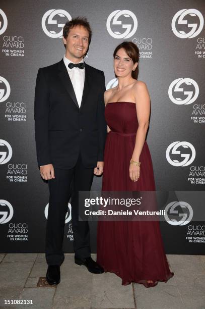 Maya Sansa attends the Gucci Award for Women in Cinema at The 69th Venice International Film Festival at Hotel Cipriani on August 31, 2012 in Venice,...