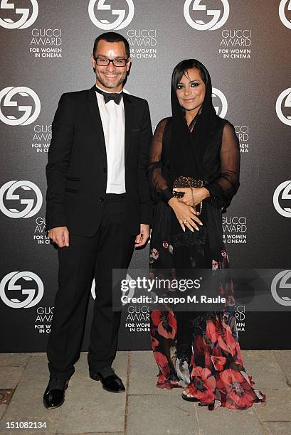 Nayla Al Khajaa attends the Gucci Award for Women in Cinema at The 69th Venice International Film Festival at Hotel Cipriani on August 31, 2012 in...