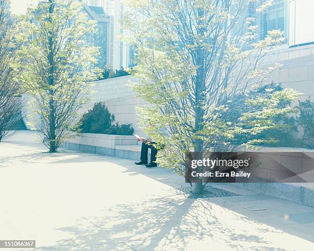 office worker reading letter - formal letter stock pictures, royalty-free photos & images