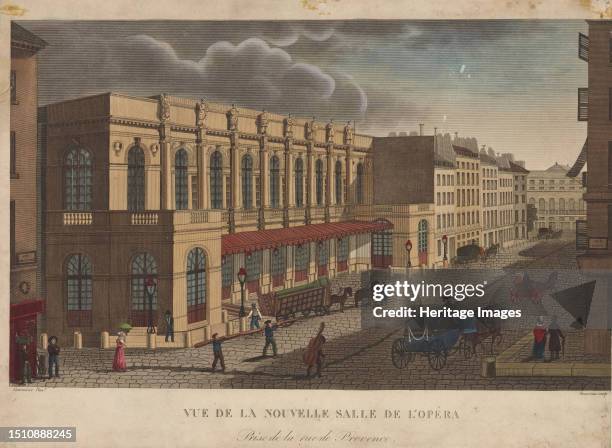 Théâtre de l'Académie Royale de Musique, circa 1821. Private Collection. Creator: Dubois, François .