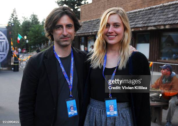 Director Noah Baumbach and actress Greta Gerwig attend the Opening Night Feed at the 2012 Telluride Film Festival - Day 1 on August 31, 2012 in...