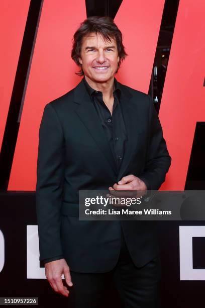 Tom Cruise attends the Australian premiere of "Mission: Impossible - Dead Reckoning Part One" on July 03, 2023 in Sydney, Australia.