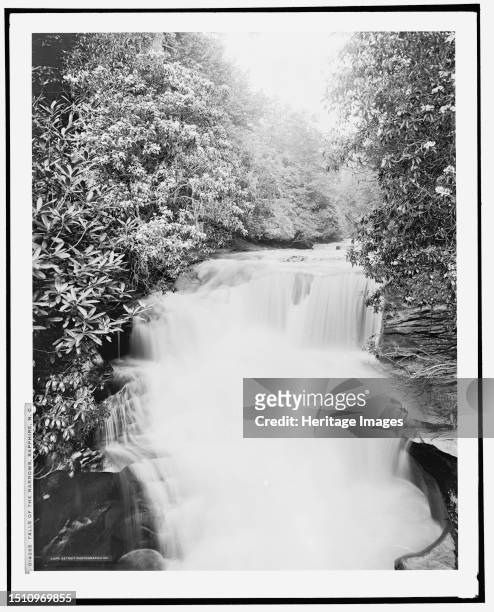Falls of the narrows, Sapphire, N.C., circa 1902. Creator: William H. Jackson.