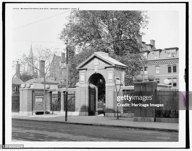 McKean or Porcelain Gate, Harvard University, Mass., between 1900 and 1906. Creator: Unknown.