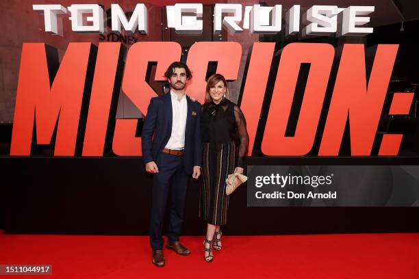 Kylie Gillies attends the Australian premiere of "Mission: Impossible - Dead Reckoning Part One" on July 03, 2023 in Sydney, Australia.