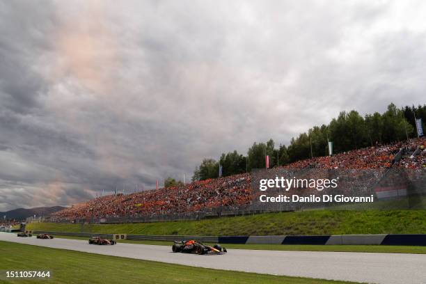 Max Verstappen of Netherlands and Red Bull Racing during the F1 Grand Prix of Austria at Red Bull Ring on July 02, 2023 in Spielberg, Austria.