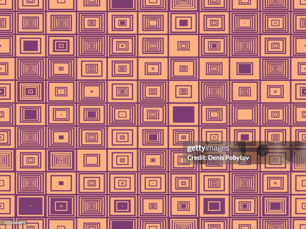 Abstract Monochrome Seamless Tile Pattern From Different Rectangles ...